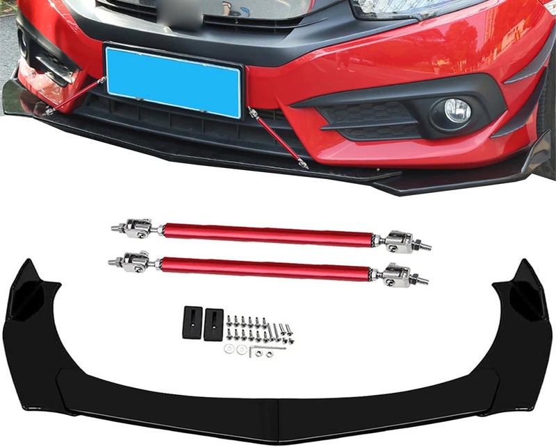 Propartauto Universal Front Lip for Car Front Bumper Lip & Spoiler | Premium Universal Bumper Lip Fit (Compatible with All Vehicles - Image 1